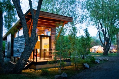 The Wheelhaus Wedge A Small Cabin On Wheels The Rustic Modern Cabin