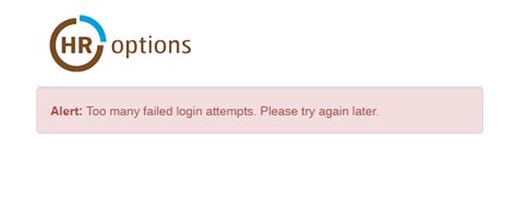 What Does Too Many Failed Login Attempts Mean Hr Options