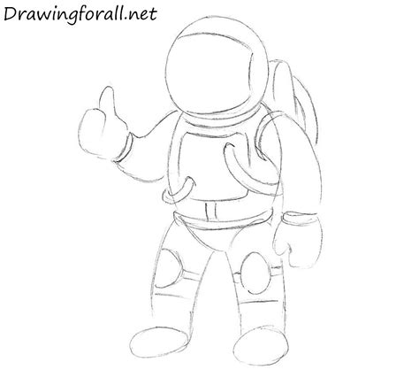 How To Draw An Astronaut For Kids Astronaut