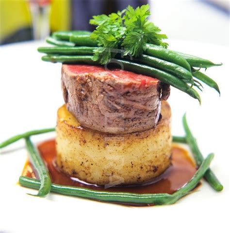 2 c extra virgin olive oil. rare fillet of beef on white dish | Fine dining recipes ...