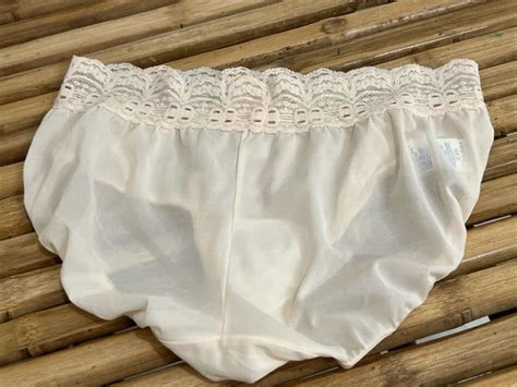 Vintage Olga S Silky Ivory Panty Sz Ebay