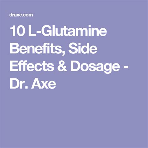 7 L Glutamine Benefits Side Effects And Dosage Dr Axe L Glutamine Benefits Diabetes Diet