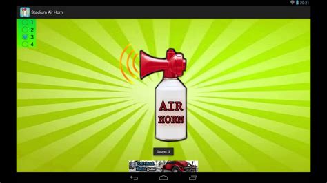 This is one of the best air horn which has 9 different air horn sounds to choose from !!! Stadium air horn sound effect app - YouTube