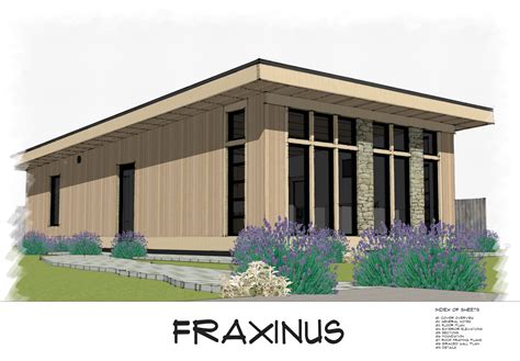No 31 Fraxinus Modern Shed Roof Style House Plan Free