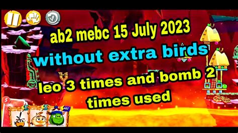 Angry Birds 2 Mighty Eagle Bootcamp Mebc Without Extra Birds 15 July