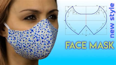 😷how To Make A Face Mask 😷 Face Mask Sewing Tutorial Face Mask