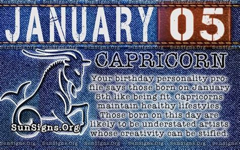 January 5 Zodiac Horoscope Birthday Personality - SunSigns.Org
