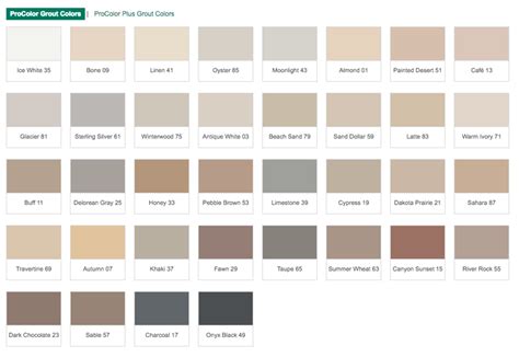 Ardex Fl Grout Color Chart Portland Direct Tile And Marble