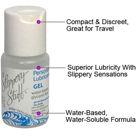 Slippery Stuff Gel Water Based Personal Lubricant 1 Floz 30 Ml