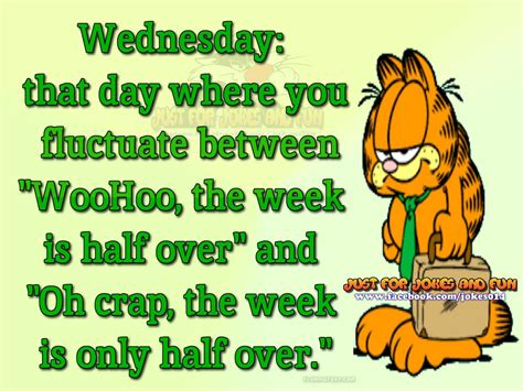 Just For Jokes And Fun Garfield Quotes Morning Quotes Happy Wednesday