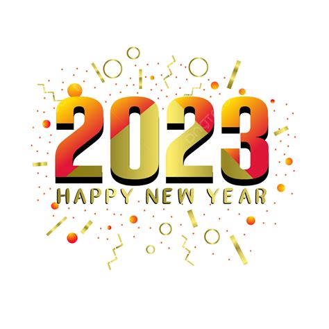 Happy New Year 2023 Vector Hd Images 2023 Happy New Year New Year