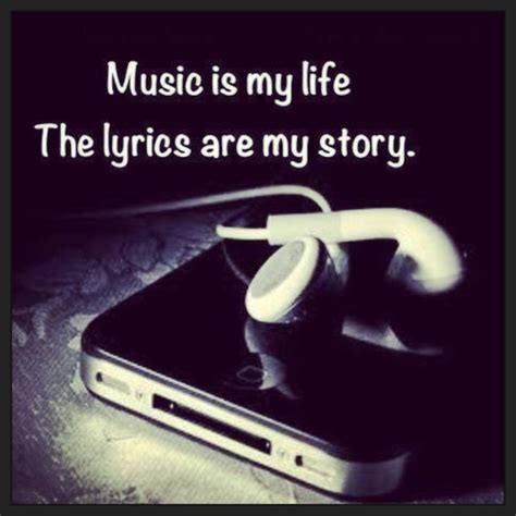 Music Tells My Story Emo Quotes Lyric Quotes Quotes Deep Life Quotes