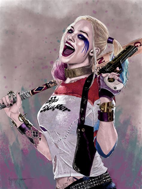 Margot Robbie Harley Quinn Fan Art