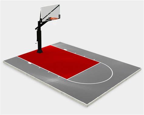 20 X 25 Basketball Court Dunkstar Diy Basketball Courts Diy