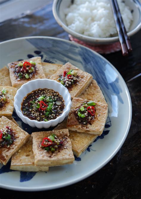 Crispy Korean Pan Fried Tofu Dubu Buchim Beyond Kimchee
