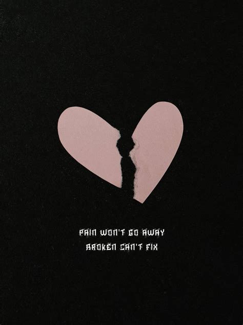 Download No Love Broken Paper Heart Wallpaper | Wallpapers.com