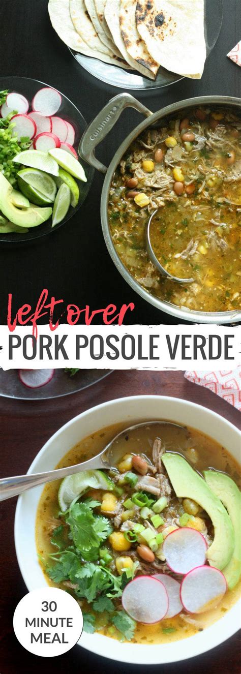 Best leftover pork loin recipes from 25 best ideas about leftover pork chops on pinterest. "Leftover Pork" Posole Verde - The Dinner Shift