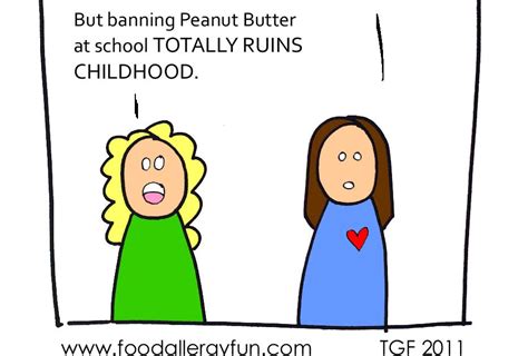 Food Allergy Fun Cartoon Drama Queen