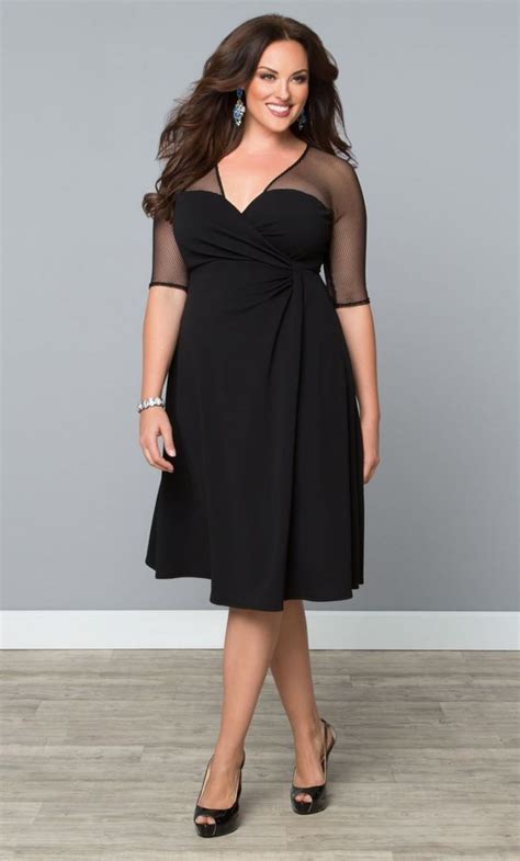 Flaunt Your Beauty With Black Dress Plus Size Fashionarrow Com