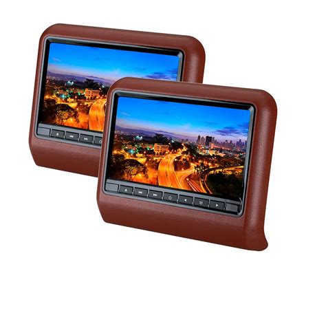 9 Inch Hd Led Digital Screen 800x480 Car Headrest Monitor With Slot In