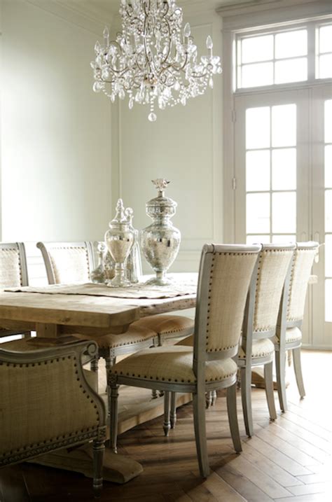 Gray and the dining room might seem like an unusual combination at first, but as you will see below adding gray to the dining room does not naturally equate to a paint bucket, as some people tend to believe. French Dining Table - French - dining room - Decor de Provence