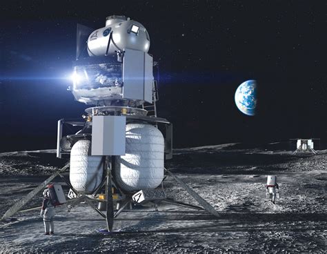 Nasa Goes Private For Astronaut Lunar Lander Selects Spacex And Blue