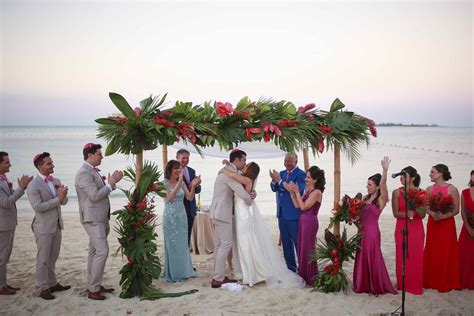 a vibrant winter nassau wedding at rosewood baha mar chic bahamas weddings