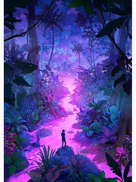 Neon Jungle Art Print By Sylvain Sarrailh Fantasy Art Landscapes
