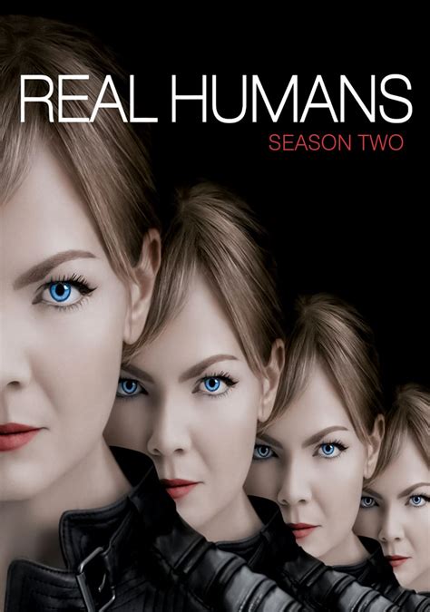 The Poster For Real Humans Season Two Shows Four Women With Blue Eyes