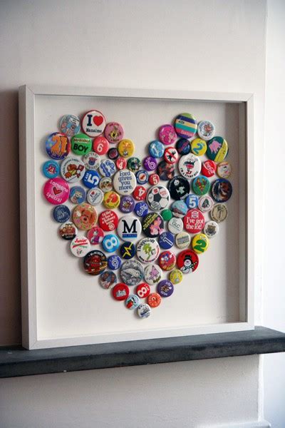 Heart Collecting 15 Button Craft Heart Inspirations For Valentines