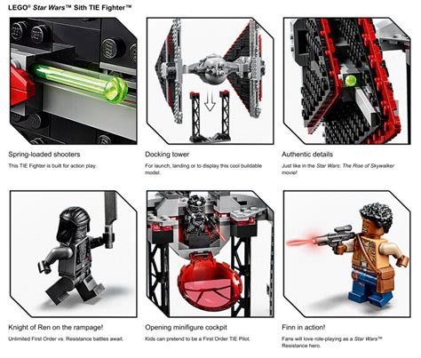 Lego Star Wars Sith Tie Fighter Building Set 75272 Iwoot Uk
