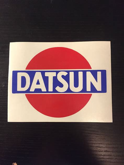 Datsun Logo Decal Window Sticker Etsy Canada