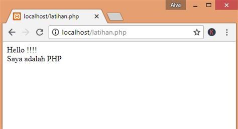 Contoh Penulisan Script PHP Yang Benar - Alvamedia