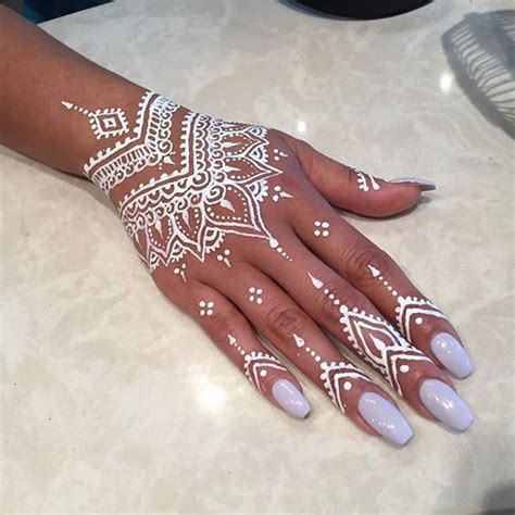 Latest White Henna Designs Tattoo Trends Collection 2020 2021
