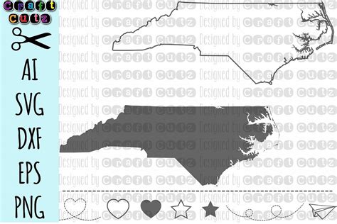 Nc State Outline Vector At Collection Of Nc State