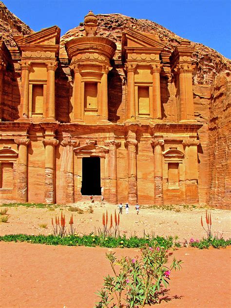 Al Dayr Or The Monastery In Petra Jordan Photograph By Ruth Hager