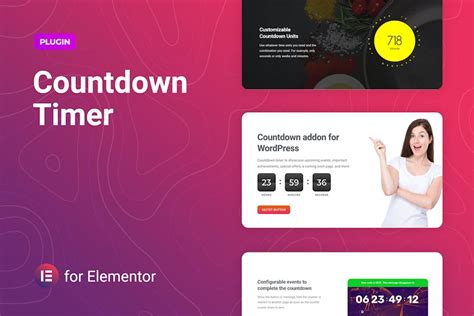 Countdown Timer For Elementor Wp Plugins Ft Clock And Counter Envato