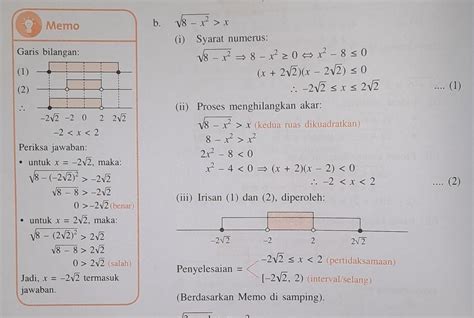 Contoh Soal Pertidaksamaan Irasional Beserta Jawabannya Jurnal Siswa