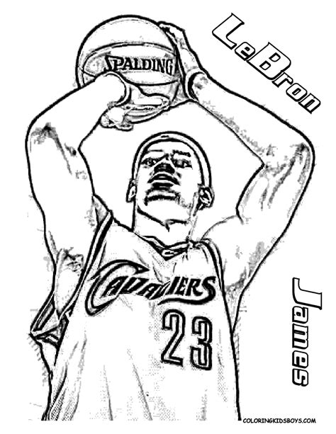 Pix For How To Draw A Basketball Player Lebron James Basketbal