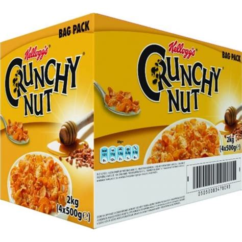 Kelloggs Crunchy Nut Corn Flakes 4 X 500g