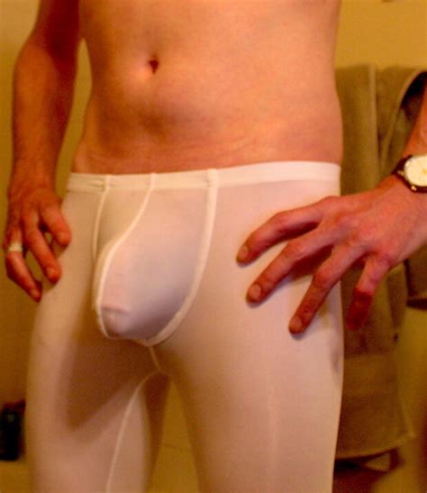 My Big Dick Bulge In White Compression Shorts Hardinmyjock