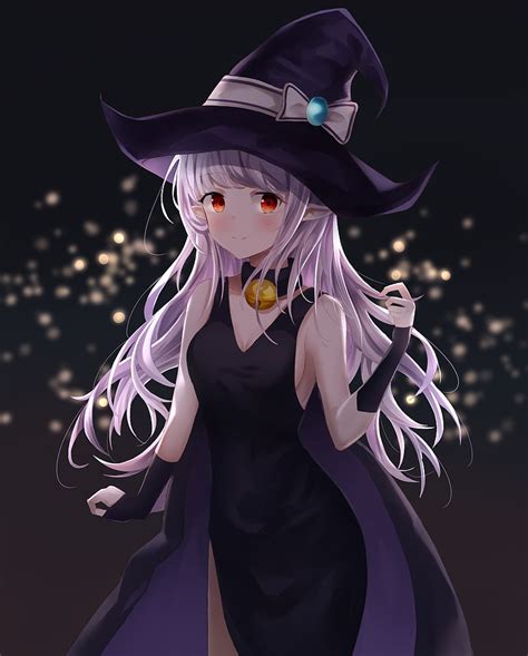 1080p Free Download Girl Elf Witch Anime Art Hd Phone Wallpaper