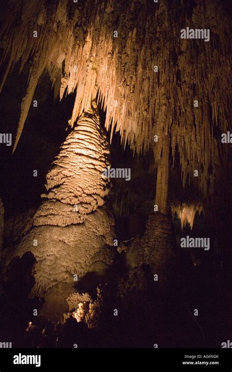 Caves In Carlsbad Caverns New Mexico Usa Stock Photo Alamy
