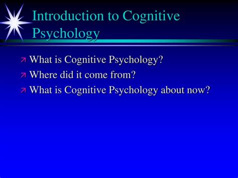 Ppt Introduction To Cognitive Psychology Powerpoint Presentation