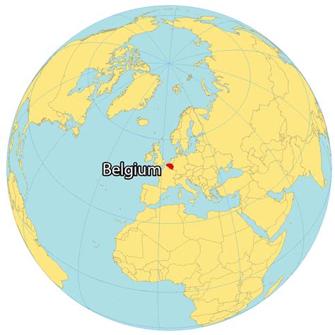 Map Of Belgium And Satellite Imagery Gis Geography