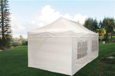 A 10x20 pop up canopy serve a whole multitude of purposes. 10 x 20 Pop Up Tent Canopy Gazebo w/ 6 Sidewalls - 9 Colors