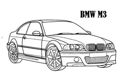 High Performance Bmw Car Coloring Pages Coloring Pages