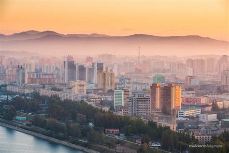 Pyongyang is the capital and largest city of north korea, where it is known as the capital of the revolution. Sunrise in the Capital of Pyongyang City | Reuben's North ...