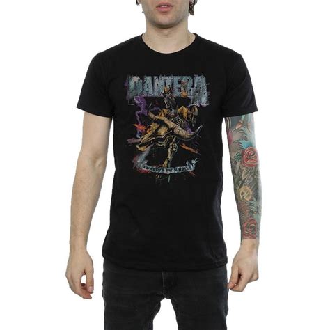 Pantera Unisex Adult Vintage Rider T Shirt Discounts On Great Brands