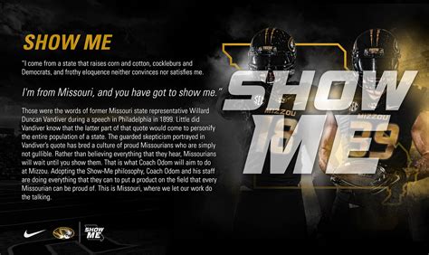 Show Me Mizzou Footballrebrand On Behance